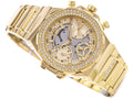  Shop Authentic Guess Fusion Chronograph Gold Dial Gold Steel Strap Watch for Women - GW0552L2 - Luxxuri