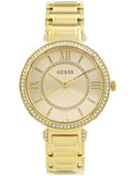  Shop Authentic Guess Montage Quartz Gold Dial Gold Steel Strap Watch For Women - GW0588L1 - Luxxuri