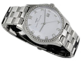  Shop Authentic Marc Jacobs Henry Diamonds White Dial Silver Steel Strap Watch for Women - MBM3044 - Luxxuri