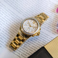  Shop Authentic Michael Kors Everest Chronograph White Dial Gold Steel Strap Watch For Women - MK7212 - Luxxuri