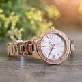  Shop Authentic Michael Kors Lilane Quartz Rose Gold Dial Rose Gold Steel Strap Watch For Women - MK1068 - Luxxuri