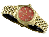  Shop Authentic Michael Kors Lexington Quartz Orange Dial Gold Steel Strap Watch For Women - MK3284 - Luxxuri
