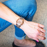  Shop Authentic Michael Kors Runway Chronograph Rose Gold Dial Rose Gold Steel Strap Watch For Women - MK7324 - Luxxuri