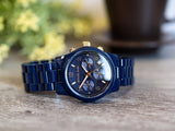  Shop Authentic Michael Kors Runway Analog Blue Dial Blue Steel Strap Watch for Women - MK7332 - Luxxuri