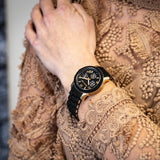  Shop Authentic Michael Kors Runway Chronograph Black Dial Black Silicone Strap Watch For Women - MK7385 - Luxxuri