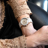  Shop Authentic Michael Kors Runway Chronograph Grey Dial Grey Silicone Strap Watch For Women - MK7386 - Luxxuri