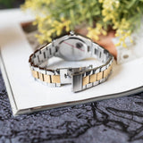  Shop Authentic Michael Kors Lennox Three-Hand White Dial Two Tone Steel Strap Watch for Women - MK7464 - Luxxuri