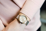  Shop Authentic Tommy Hilfiger Eve Chronograph Quartz Pink Dial Silver Steel Strap Watch For Women - 1782279 - Luxxuri