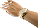  Shop Authentic Armani Exchange Drexler Chronograph Gold Dial Gold Steel Strap Watch For Men - AX2602 - Luxxuri