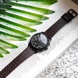  Shop Authentic Emporio Armani Paolo Chronograph Black Dial Brown Leather Strap Watch For Men - AR11549 - Luxxuri
