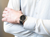  Shop Authentic Emporio Armani Classic Quartz Black Dial Black Leather Strap Watch For Men - AR1692 - Luxxuri