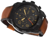  Shop Authentic Fossil Bronson Black Dial Brown Leather Strap Watch for Men - FS5714 - Luxxuri