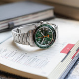  Shop Authentic Fossil Sport Tourer Chronograph Green Dial Silver Steel Strap Watch for Men - FS6048 - Luxxuri