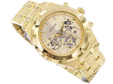  Shop Authentic Guess Continental Gold Dial Gold Steel Strap Watch For Men - GW0260G4 - Luxxuri