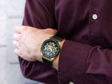  Shop Authentic Guess Momentum Black Dial Black Rubber Strap Watch for Men - GW0263G1 - Luxxuri