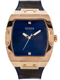  Shop Authentic Guess Phoenix Blue Dial Brown Leather Strap Watch for Men - GW0386G2 - Luxxuri