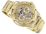  Shop Authentic Guess Queen Quartz Gold Dial Gold Steel Strap Watch For Men - GW0497G2 - Luxxuri