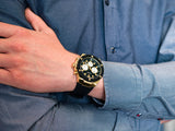  Shop Authentic Guess Poseidon Chronograph Black Dial Black Rubber Strap Watch for Men - GW0057G1 - Luxxuri