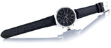  Shop Authentic Hugo Boss Jet Black Dial Black Leather Strap Watch for Men - 1513279 - Luxxuri