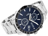  Shop Authentic Hugo Boss Rafale Quartz Blue Dial Silver Steel Strap Watch for Men - 1513510 - Luxxuri