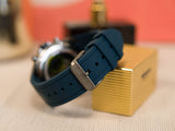  Shop Authentic Hugo Boss Distinct Blue Dial Blue Rubber Strap Watch for Men - 1513856 - Luxxuri
