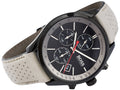  Shop Authentic Hugo Boss Grand Prix Chronograph Black Dial Grey Leather Strap Watch for Men - 1513562 - Luxxuri