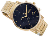  Shop Authentic Hugo Boss Integrity Chronograph Grey Dial Gold Steel Strap Watch for Men - 1513781 - Luxxuri