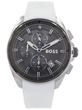  Shop Authentic Hugo Boss Volane Grey Dial White SIlicone Strap Watch for Men - 1513948 - Luxxuri