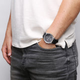  Shop Authentic Hugo Boss Professional Black Dial Black Silicone Strap Watch for Men - 1513525 - Luxxuri