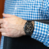  Shop Authentic Michael Kors Warren Chronograph Black Dial Black Steel Strap Watch For Men - MK9113 - Luxxuri