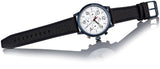  Shop Authentic Tommy Hilfiger Jake Multi Function Quartz White Dial Black Leather Strap Watch for Men - 1791235 - Luxxuri