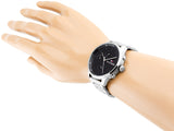  Shop Authentic Tommy Hilfiger Chase Quartz Black Dial Silver Steel Strap Watch For Men - 1791485 - Luxxuri