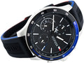  Shop Authentic Tommy Hilfiger Bank Quartz Black Dial Black Rubber Strap Watch for Men - 1791724 - Luxxuri