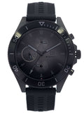  Shop Authentic Tommy Hilfiger Larson Chronograph Black Dial Black Rubber Strap Watch For Men - 1791921 - Luxxuri