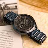  Shop Authentic Tommy Hilfiger Luca Chronograph Grey Dial Blue Steel Strap Watch For Men - 1710493 - Luxxuri