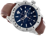  Shop Authentic Versace Casual Chronograph Blue Dial Brown Leather Strap Watch for Men - VERG002-18 - Luxxuri
