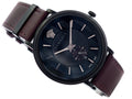  Shop Authentic Versace V-Circle Manifesto Black Dial Maroon Leather Strap Watch for Men - VBQ040017 - Luxxuri