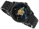  Shop Authentic Versace Palazzo Empire Black Dial Black Steel Strap Watch for Men - VERD00518 - Luxxuri