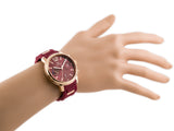  Shop Authentic Tommy Hilfiger Claudia Red Dial Two Tone Steel Strap Watch for Women - 1781744 - Luxxuri
