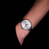  Shop Authentic Michael Kors Charley Quartz Silver Dial Silver Steel Strap Watch for Women - MK4398 - Luxxuri