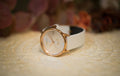  Shop Authentic Calvin Klein Accent Silver Dial White Leather Strap Watch for Women - K2Y236K6 - Luxxuri
