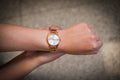  Shop Authentic Calvin Klein Dainty White Dial Rose Gold Steel Strap Watch for Women - K7L23646 - Luxxuri