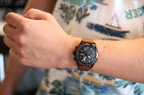  Shop Authentic Hugo Boss Pilot Black Dial Brown Leather Strap Watch for Men - 1513851 - Luxxuri