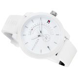  Shop Authentic Tommy Hilfiger Denim Analog White Dial White Rubber Strap Watch for Men - 1791481 - Luxxuri