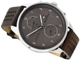  Shop Authentic Tommy Hilfiger Chase Quartz Brown Dial Brown Leather Strap Watch for Men - 1791579 - Luxxuri