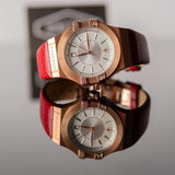  Shop Authentic Maserati Potenza Silver Dial Red Leather Strap Watch For Women - R8851108501 - Luxxuri