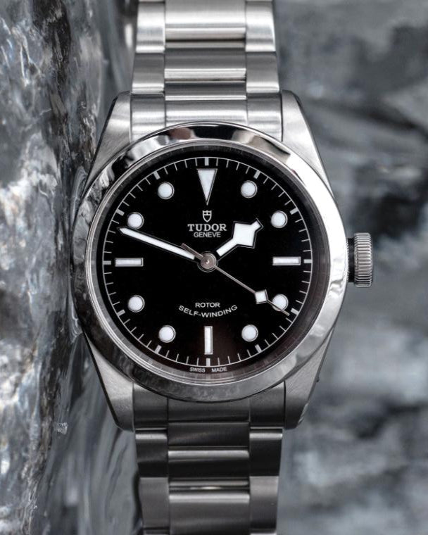  Shop Authentic Tudor Black Bay Automatic Black Dial Silver Steel Strap Watch for Men - M79540-0001 - Luxxuri