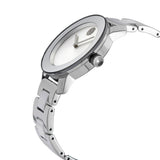  Shop Authentic Movado Bold Ceramic Silver Dial Silver Steel Strap Watch for Women - 3600638 - Luxxuri