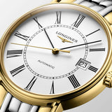  Shop Authentic Longines Presence 38.5mm Automatic Stainless Steel Watch for Men - L4.921.2.11.7 - Luxxuri