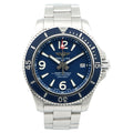  Shop Authentic Breitling Superocean Automatic 42mm Blue Dial Silver Steel Strap Watch for Men - A17366D81C1A1 - Luxxuri